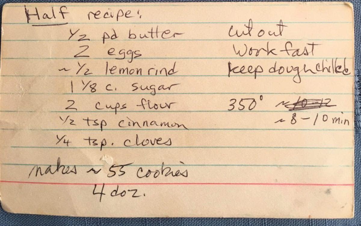 Cookie Recipe Using Lard