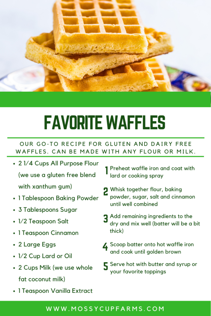 Our Goto Waffle Recipe