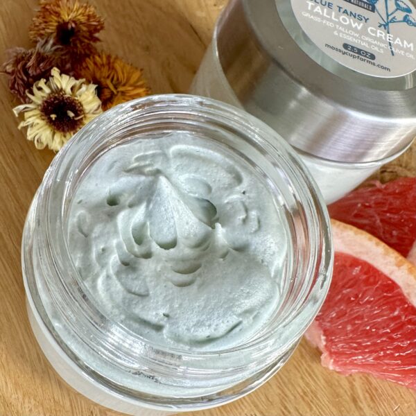 Blue Tansy Infused Tallow Cream - Image 2